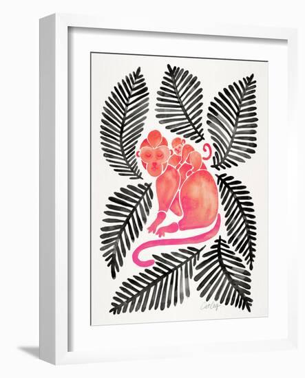 Melon Black Monkeys-Cat Coquillette-Framed Giclee Print