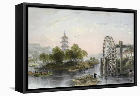 Melon Islands-Thomas Allom-Framed Stretched Canvas