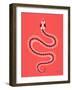 Melon Snake Skeleton-Cat Coquillette-Framed Giclee Print