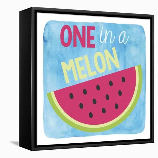 Melon-Erin Clark-Framed Stretched Canvas