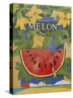 Melon-Jennifer Abbott-Stretched Canvas