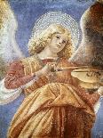 Music Making Angel with Drum-Melozzo da Forlí-Giclee Print