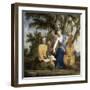 Melpomène, Erato et Polymnie-Eustache Le Sueur-Framed Giclee Print