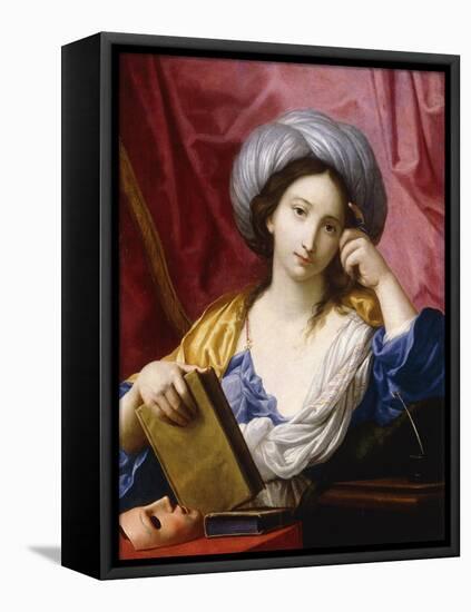 Melpomene, The Muse of Tragedy-Elisabetta Sirani-Framed Stretched Canvas