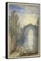 Melrose Abbey, 1822 (W/C on Paper)-Joseph Mallord William Turner-Framed Stretched Canvas