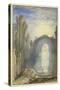 Melrose Abbey, 1822 (W/C on Paper)-Joseph Mallord William Turner-Stretched Canvas