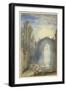 Melrose Abbey, 1822 (W/C on Paper)-Joseph Mallord William Turner-Framed Giclee Print