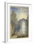 Melrose Abbey, 1822 (W/C on Paper)-Joseph Mallord William Turner-Framed Giclee Print