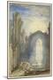 Melrose Abbey, 1822 (W/C on Paper)-Joseph Mallord William Turner-Mounted Giclee Print