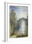 Melrose Abbey: an Illustration to Sir Walter Scott's 'The Lay of the Last Minstrel'-J. M. W. Turner-Framed Giclee Print