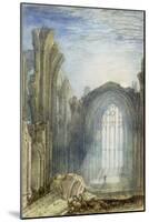 Melrose Abbey: an Illustration to Sir Walter Scott's 'The Lay of the Last Minstrel'-J. M. W. Turner-Mounted Giclee Print