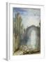 Melrose Abbey: an Illustration to Sir Walter Scott's 'The Lay of the Last Minstrel'-J. M. W. Turner-Framed Giclee Print