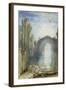 Melrose Abbey: an Illustration to Sir Walter Scott's 'The Lay of the Last Minstrel'-J. M. W. Turner-Framed Giclee Print