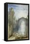 Melrose Abbey: an Illustration to Sir Walter Scott's 'The Lay of the Last Minstrel'-J. M. W. Turner-Framed Stretched Canvas