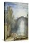 Melrose Abbey: an Illustration to Sir Walter Scott's 'The Lay of the Last Minstrel'-J. M. W. Turner-Stretched Canvas