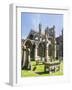 Melrose Abbey in the Scottish Borders.-Martin Zwick-Framed Photographic Print