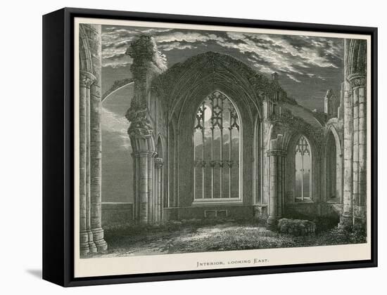 Melrose Abbey, Interior, Looking East-Alexander Francis Lydon-Framed Stretched Canvas