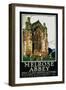 Melrose Abbey Poster-Frank Newbould-Framed Premium Giclee Print