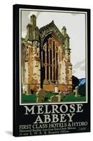 Melrose Abbey Poster-Frank Newbould-Stretched Canvas