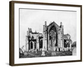 Melrose Abbey, Scotland, 1893-John L Stoddard-Framed Giclee Print