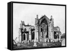 Melrose Abbey, Scotland, 1893-John L Stoddard-Framed Stretched Canvas