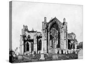 Melrose Abbey, Scotland, 1893-John L Stoddard-Stretched Canvas