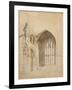 Melrose Abbey: the East Window, c.1770-Thomas Girtin-Framed Giclee Print