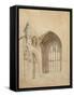 Melrose Abbey: the East Window, c.1770-Thomas Girtin-Framed Stretched Canvas
