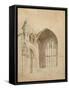 Melrose Abbey: the East Window, c.1770-Thomas Girtin-Framed Stretched Canvas