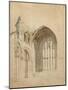 Melrose Abbey: the East Window, c.1770-Thomas Girtin-Mounted Giclee Print