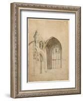 Melrose Abbey: the East Window, C.1770S-Thomas Girtin-Framed Giclee Print