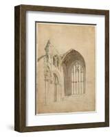 Melrose Abbey: the East Window, C.1770S-Thomas Girtin-Framed Giclee Print