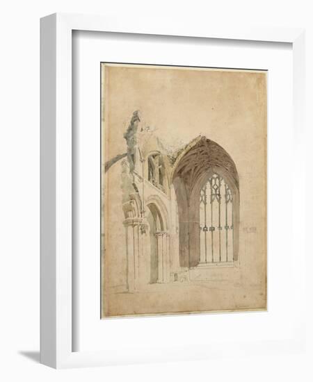 Melrose Abbey: the East Window, C.1770S-Thomas Girtin-Framed Giclee Print