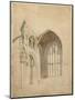 Melrose Abbey: the East Window, C.1770S-Thomas Girtin-Mounted Giclee Print