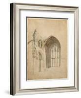 Melrose Abbey: the East Window, C.1770S-Thomas Girtin-Framed Giclee Print