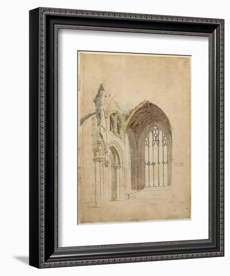 Melrose Abbey: the East Window, C.1770S-Thomas Girtin-Framed Giclee Print