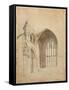 Melrose Abbey: the East Window, C.1770S-Thomas Girtin-Framed Stretched Canvas