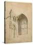 Melrose Abbey: the East Window, C.1770S-Thomas Girtin-Stretched Canvas