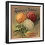 Melrose Brand - California - Citrus Crate Label-Lantern Press-Framed Art Print