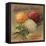 Melrose Brand - California - Citrus Crate Label-Lantern Press-Framed Stretched Canvas