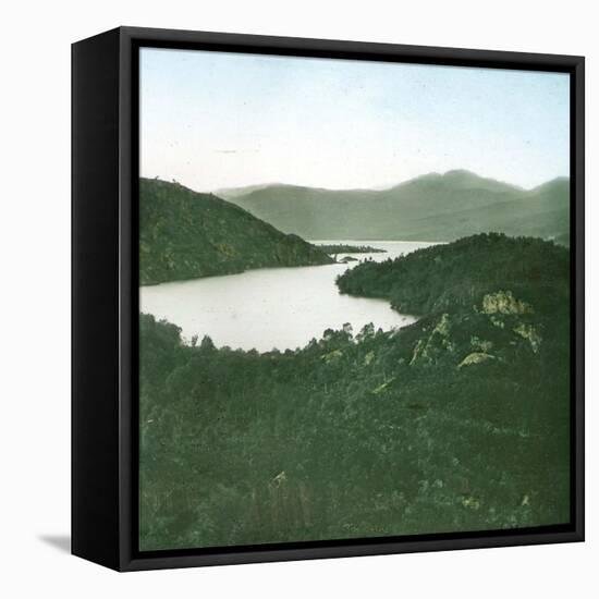 Melrose (Scotland) Panorama of Lake Katrine-Leon, Levy et Fils-Framed Stretched Canvas