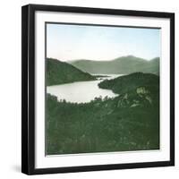 Melrose (Scotland) Panorama of Lake Katrine-Leon, Levy et Fils-Framed Photographic Print