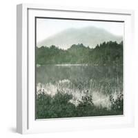 Melrose (Scotland), View of Benvenue, on Lake Achray-Leon, Levy et Fils-Framed Photographic Print