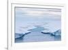 Melt Water Stream in Tabular Iceberg in Isabella Bay, Baffin Island, Nunavut, Canada, North America-Michael Nolan-Framed Photographic Print