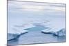 Melt Water Stream in Tabular Iceberg in Isabella Bay, Baffin Island, Nunavut, Canada, North America-Michael Nolan-Mounted Photographic Print