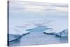 Melt Water Stream in Tabular Iceberg in Isabella Bay, Baffin Island, Nunavut, Canada, North America-Michael Nolan-Stretched Canvas