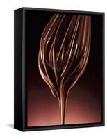 Melted Chocolate Running from a Whisk-Armin Zogbaum-Framed Stretched Canvas