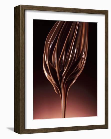 Melted Chocolate Running from a Whisk-Armin Zogbaum-Framed Photographic Print