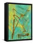 Melting Colors and Gold I-Gina Ritter-Framed Stretched Canvas