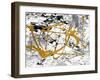 Melting Colors and Gold II-Gina Ritter-Framed Art Print